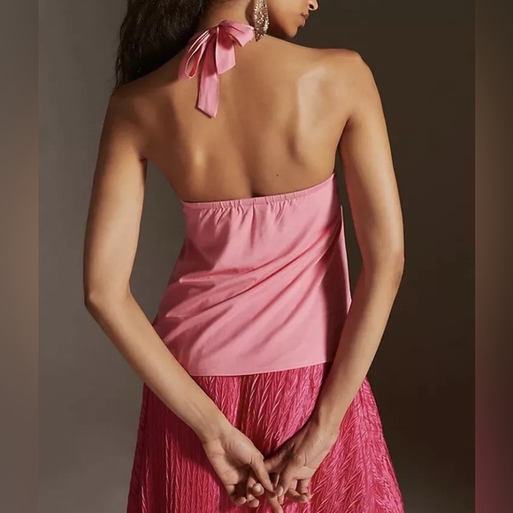 Dolan Left Coast-DOLAN Cowl Neck Halter Top-Women's Size: XL-Color: Pink-NEW!! - Picture 10 of 16